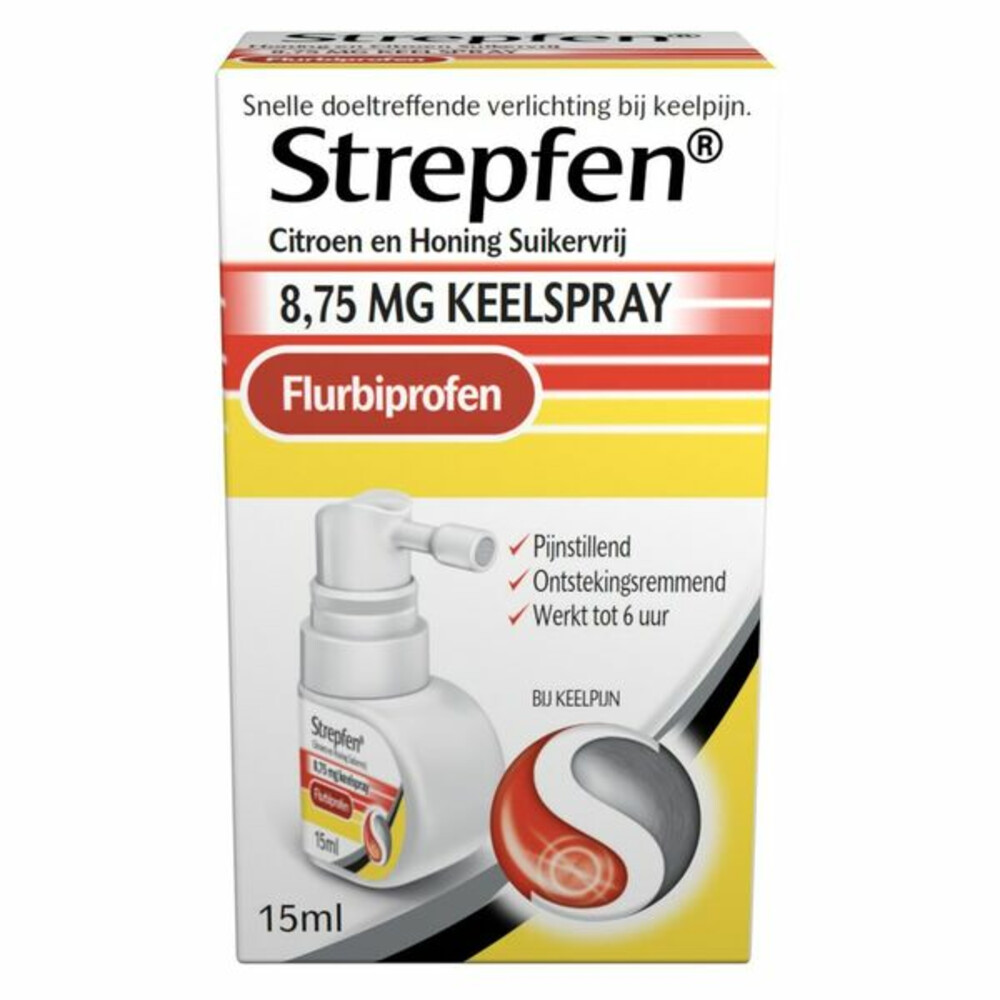 Strepfen Keelspray Citroen & Honing15 ml