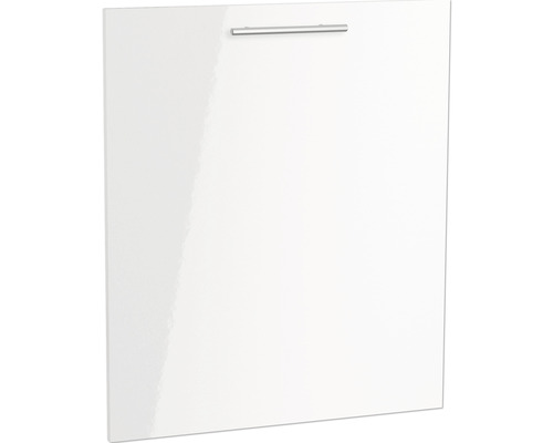 Optifit vaatwasserpaneel voor volledig geïntegreerde vaatwassers Rurik986 BxDxH 59,6x1,6x70 cm glanzend wit, gedemonteerd
