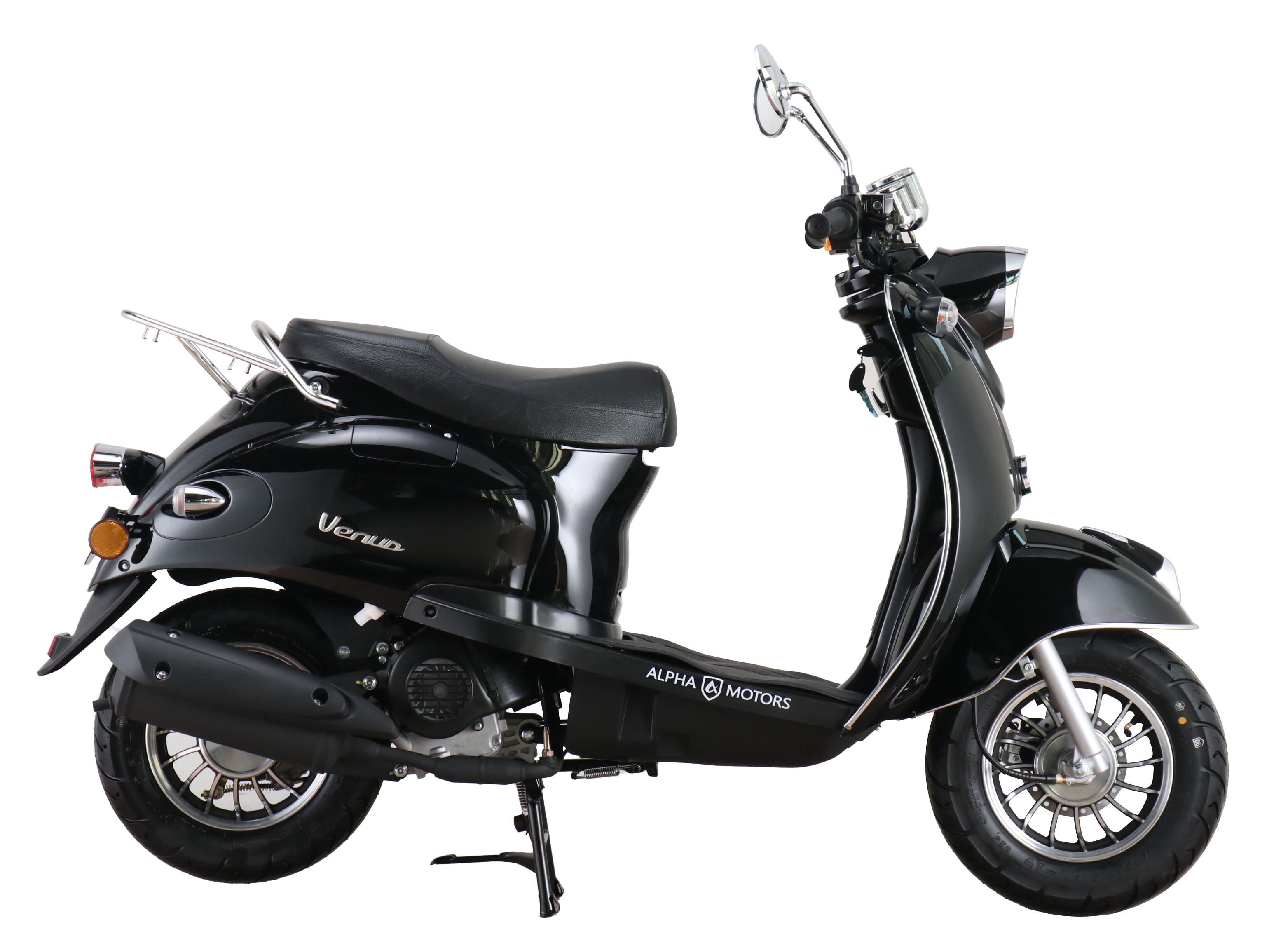 Alpha Motors Motorroller Venus 50 ccm 45 kmh EURO 5 schwarz