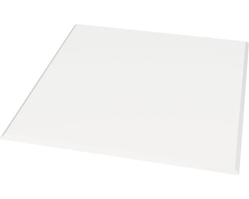Brandwerende glazen plaat, rechthoekig, 100x100 cm, met afgeschuinde rand