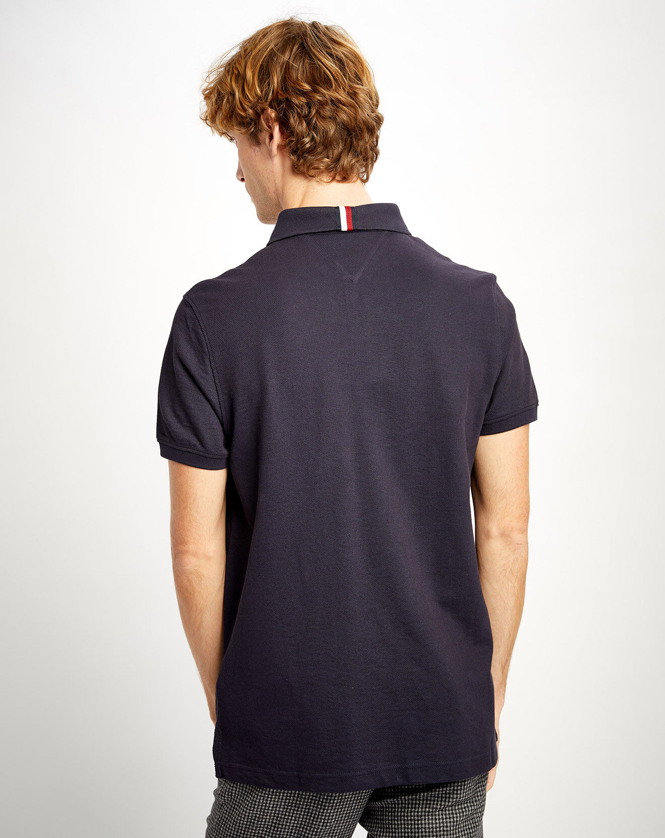 Tommy Hilfiger Polo regular Monogram bleu marine