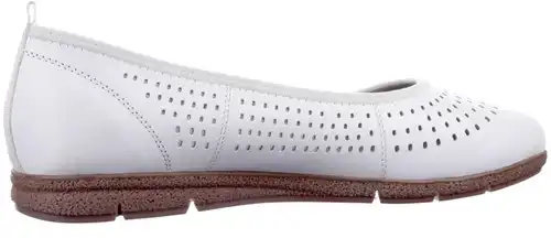8-52101-20 Tamaris wit - maat 43 ballerina wit - maat 43 Calandschoen
