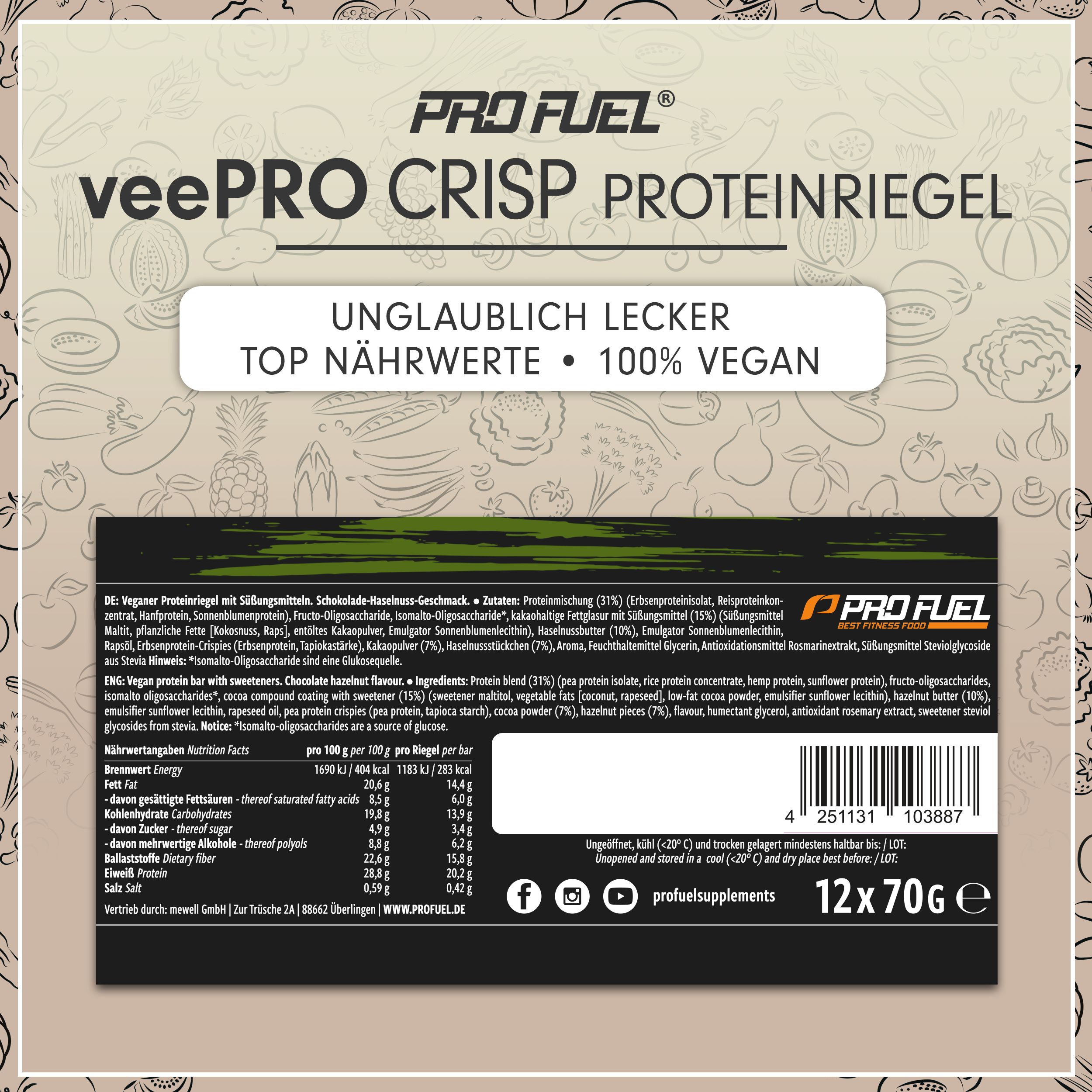 ProFuel - veePRO CRISP Proteinriegel