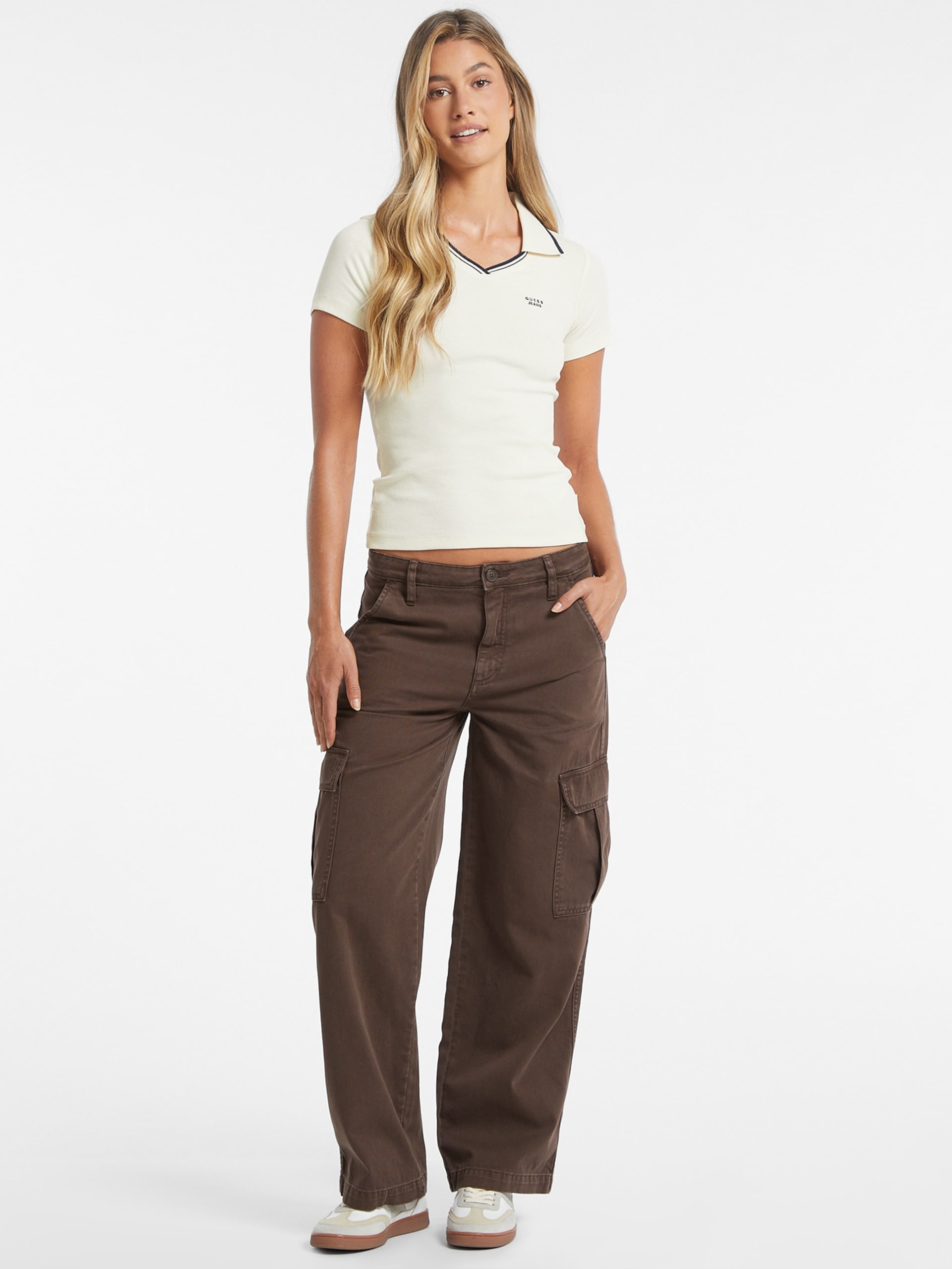 Polo Slim com Logo Bordado