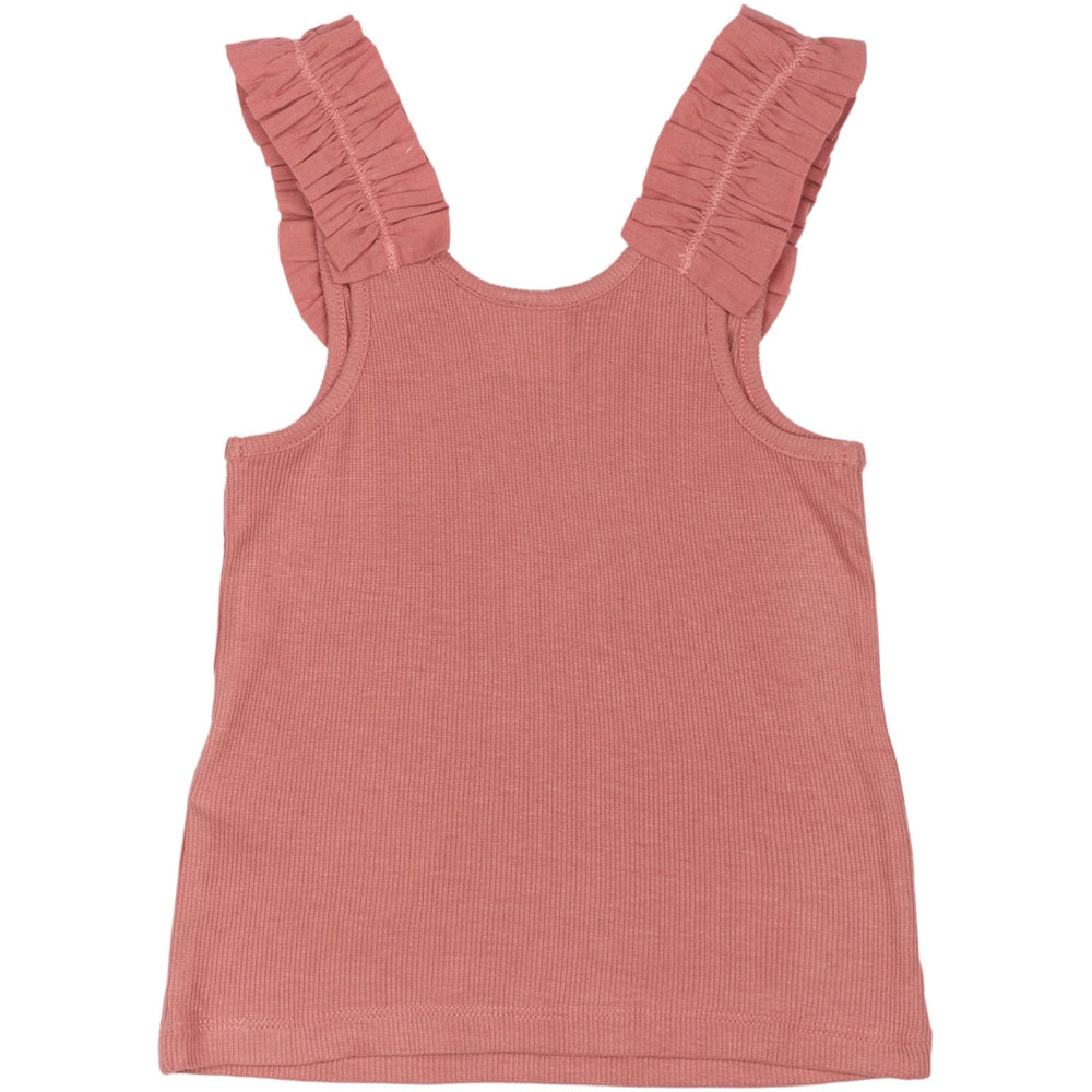Køb The New Old Rose Lotus Rib Flæse Top