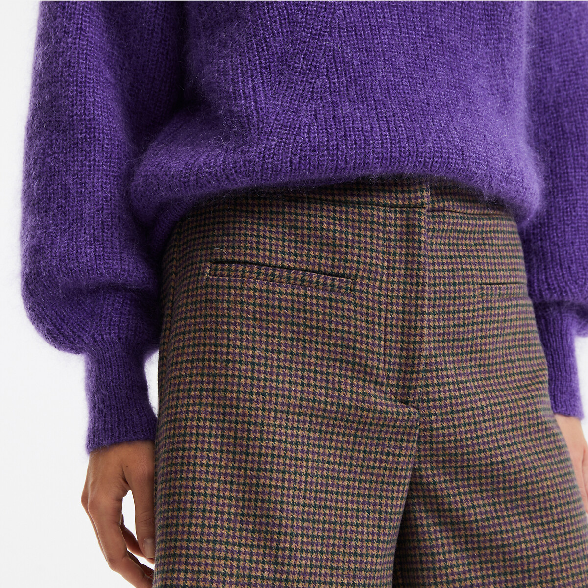 COLEÇÃO LA REDOUTE<br>Shorts com estampa pied-de-poule
