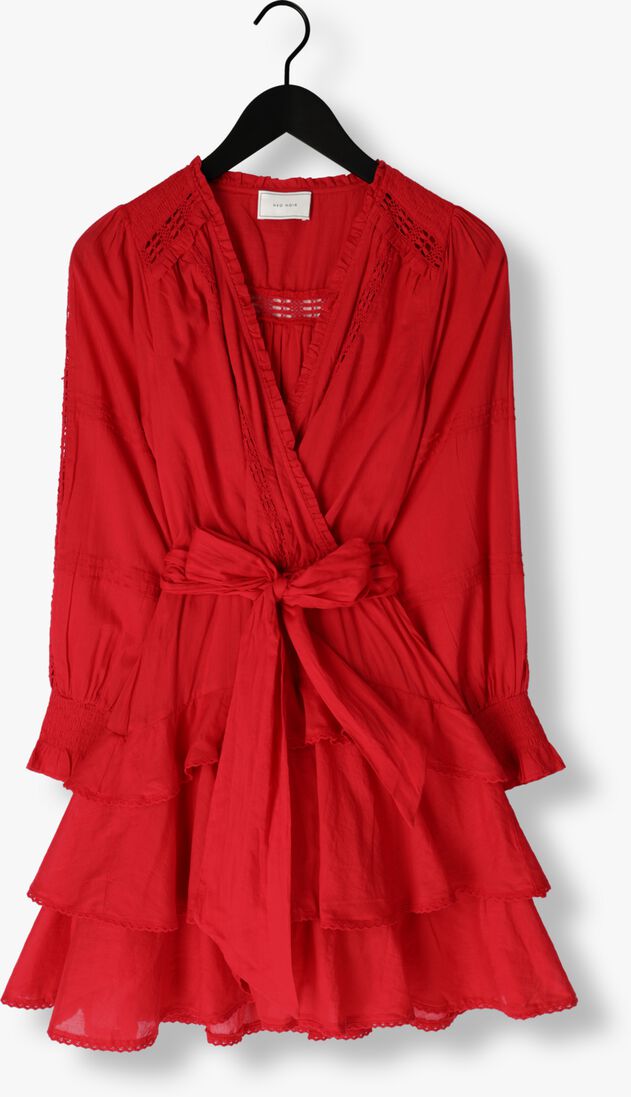 NEO NOIR rode neo noir mini jurk ada s voile dress