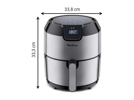 MOULINEX EZ401D10 Easy Fry Digital, Friteuse sans huile, Capacite XL 4,2 L, Ecran tactile, 8 menus preprogrammes, Arret automati