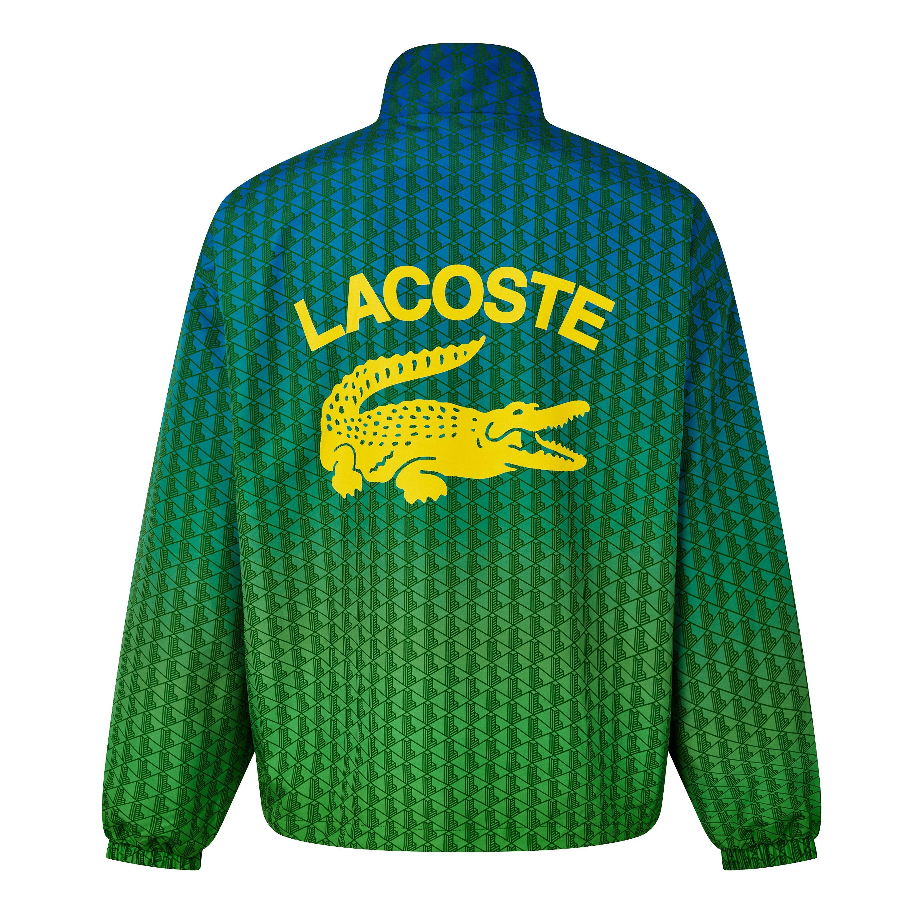 Lacoste Monogram Print Ombre Tracksuit Top