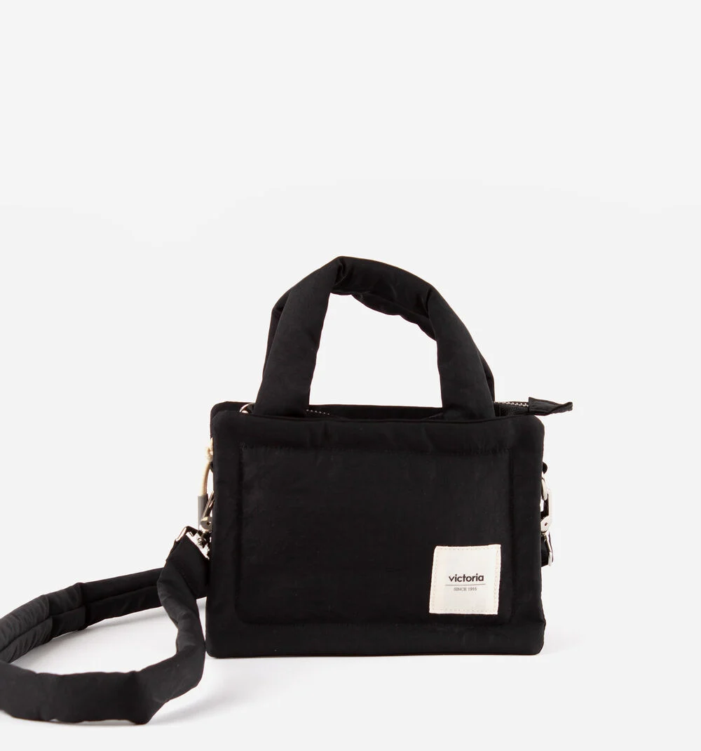 BANDOULIÈRE NYLON MATELASSÉNEGRO