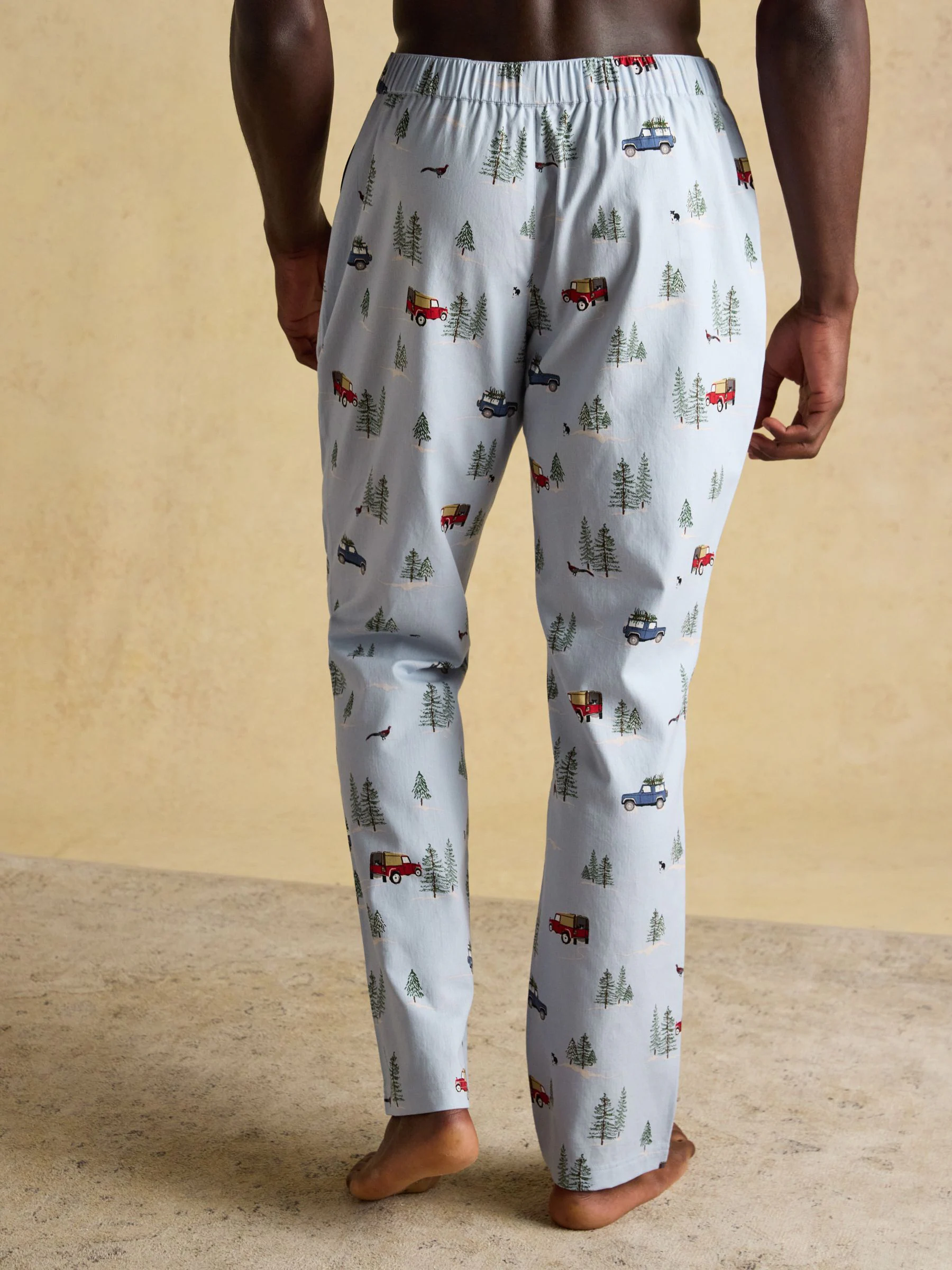 Lichtblauw - Joules Dozer pyjamabroek
