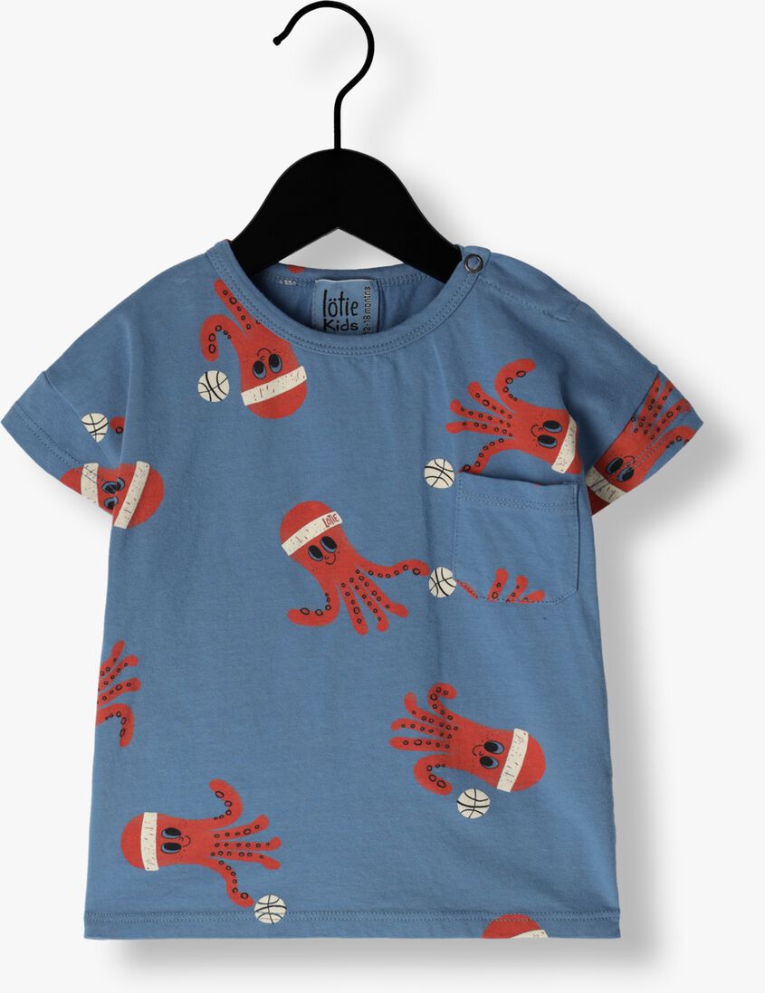 L\u00D6TIEKIDS blauwe l&ouml;tiekids t-shirt s24-09bb-112