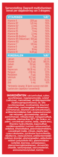 Dagravit Totaal 30 Multivitamen en Mineralen Dragees 100ST
