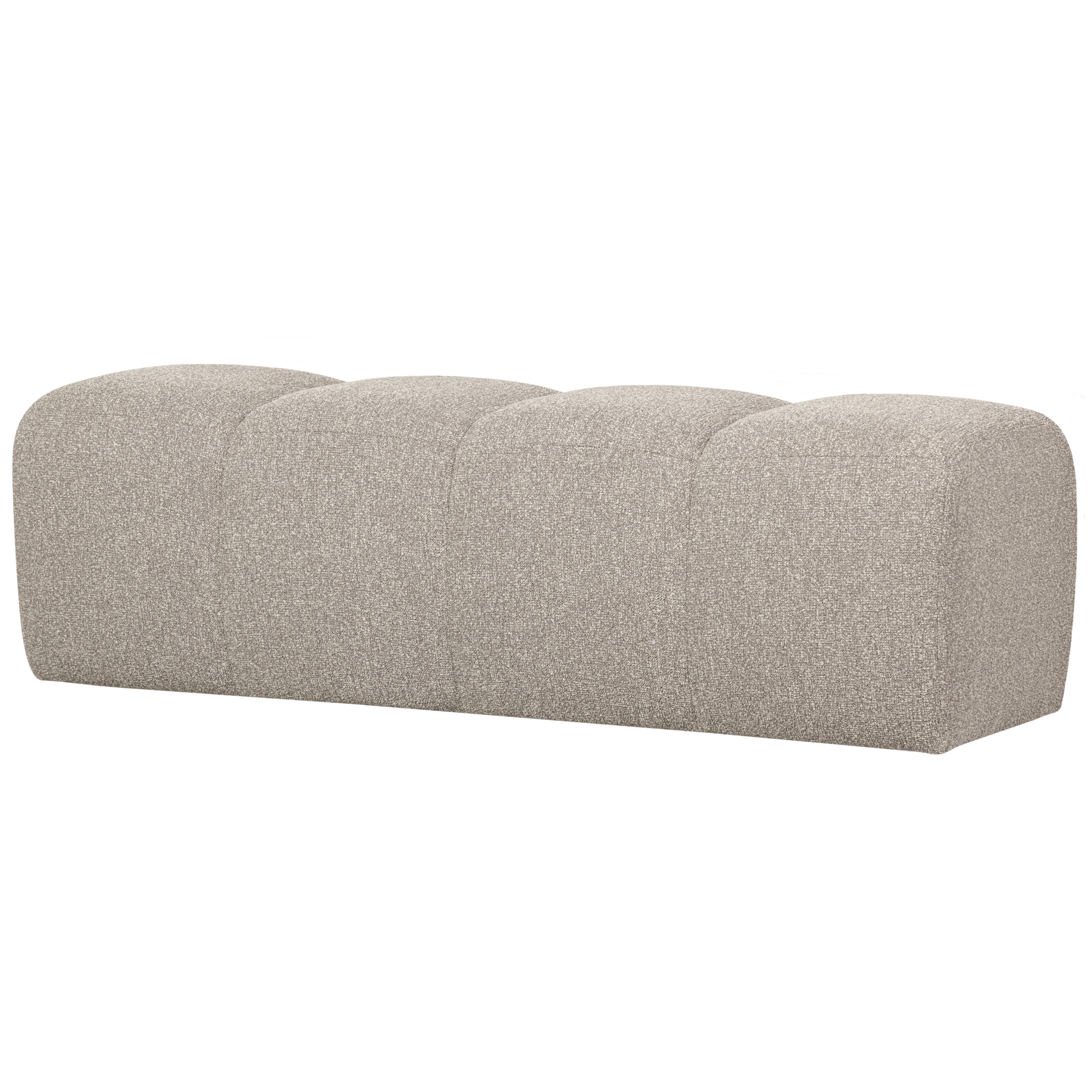 Eetbankje Mojo 164 cm Mojo Eetbankje 164 cm - Bouclé - Beige Melange