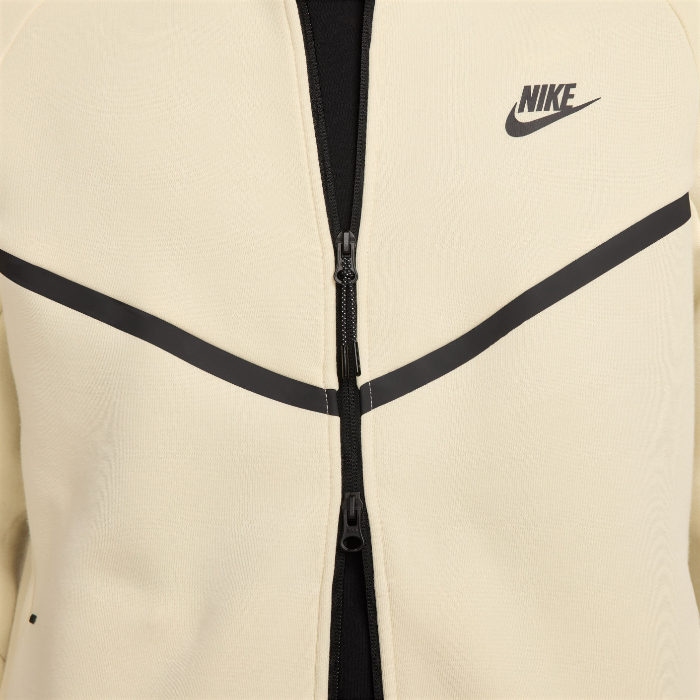 Nike Tech Fleece Sportswear Vest Gebroken Wit Zwart
