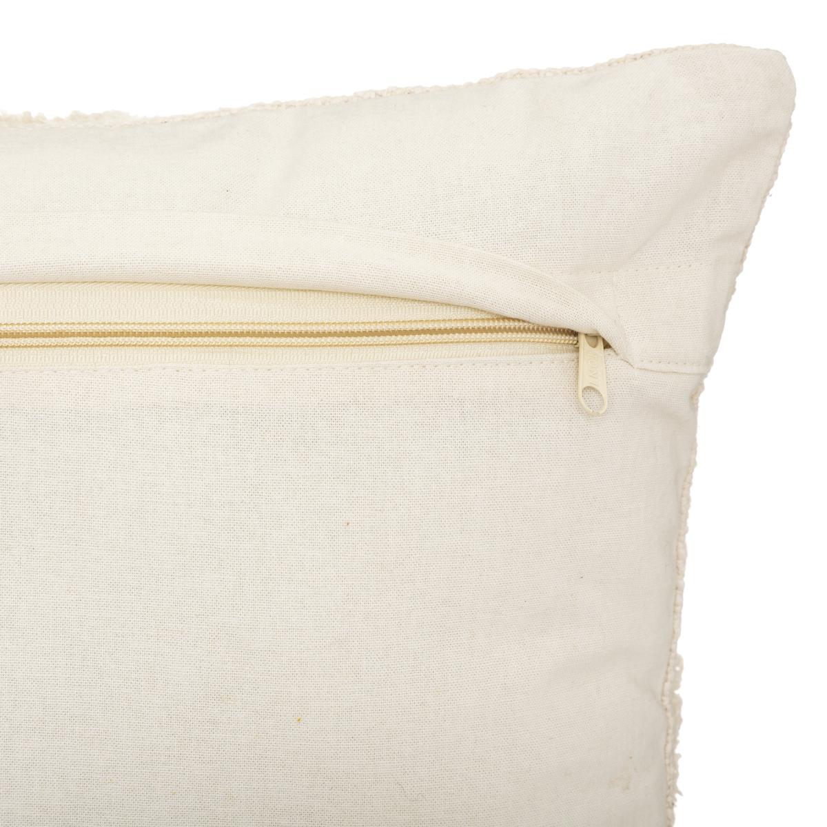 COUSSIN TUFTE INCA IVOIRE 40X40CM