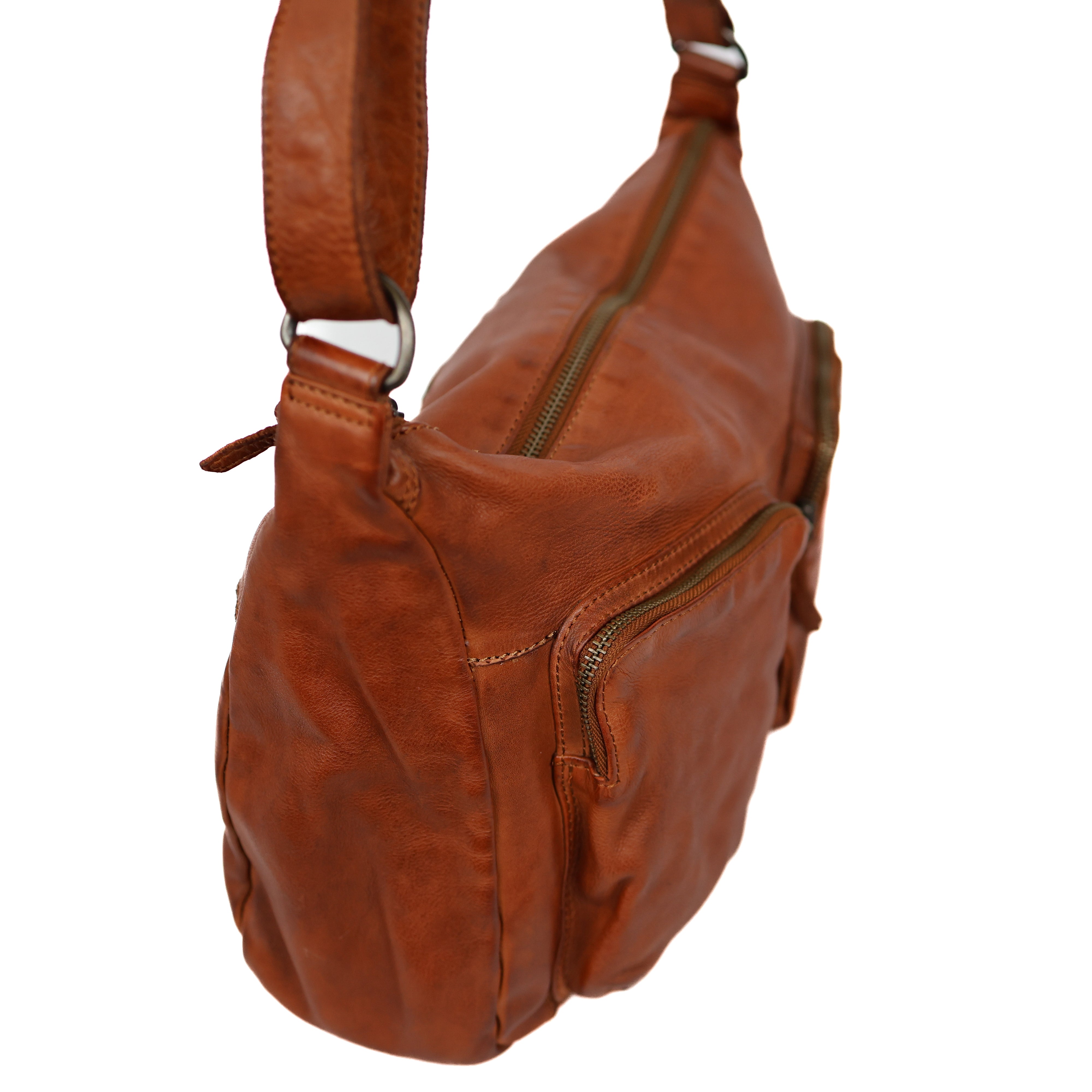 Schoudertas 'Fay' cognac COGNAC