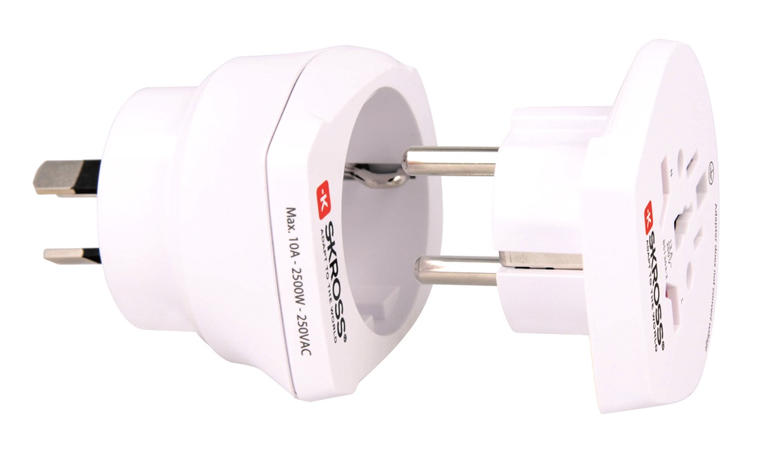 Rejseadapter SKROSS World to Kina/Austr.