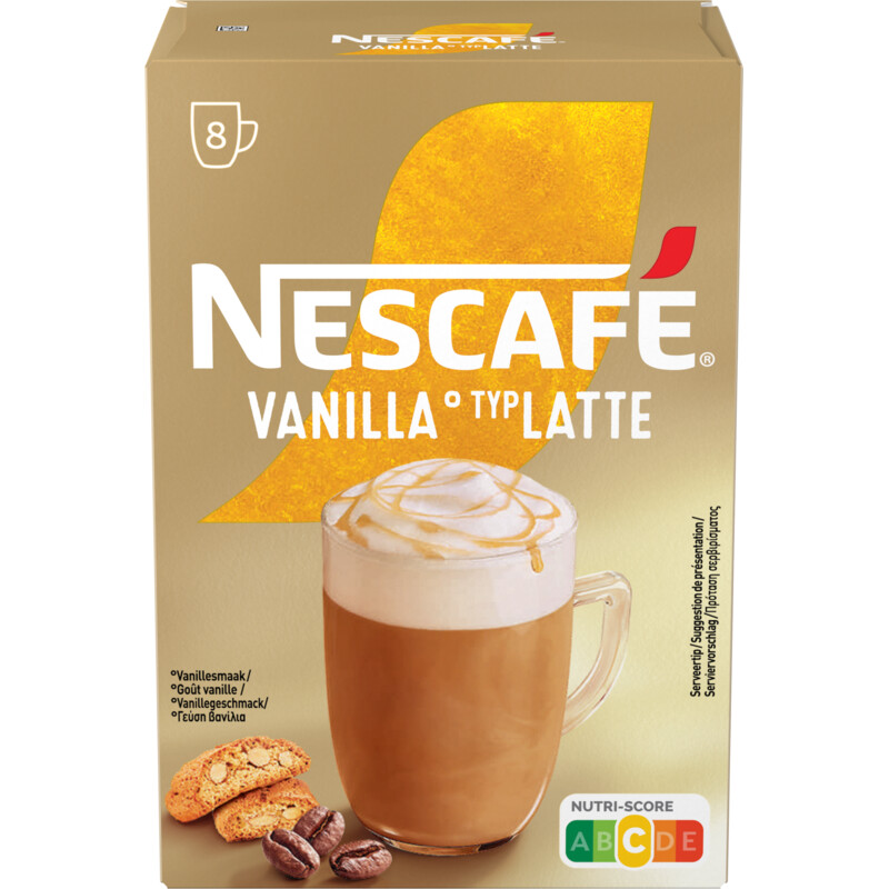 Nescafé Vanilla latte oploskoffie