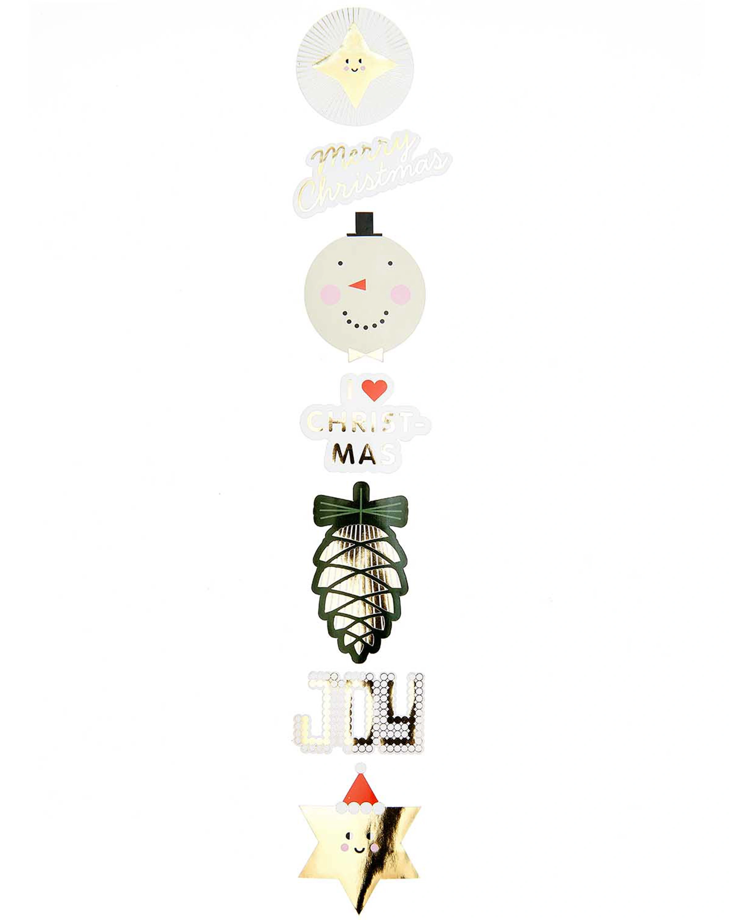 Sticker I LOVE CHRISTMAS JOY 120er