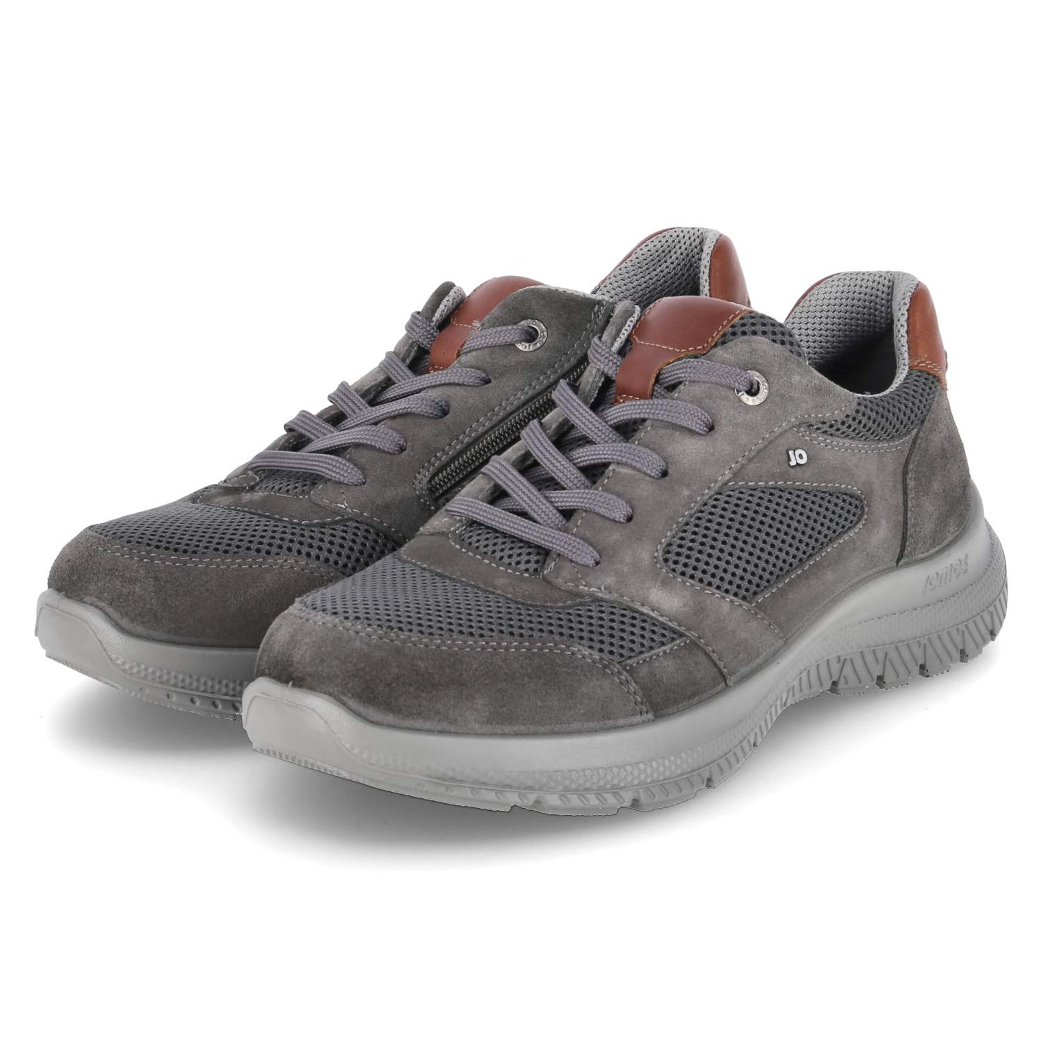 Jomos Halbschuhe - shark/shark/nuß