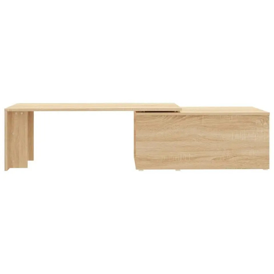 vidaXL - Salontafel - Bruin - Bewerkt hout