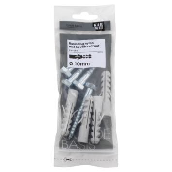KARWEI Basisplug 10x50mm   hdb 8x60mm 4ST
