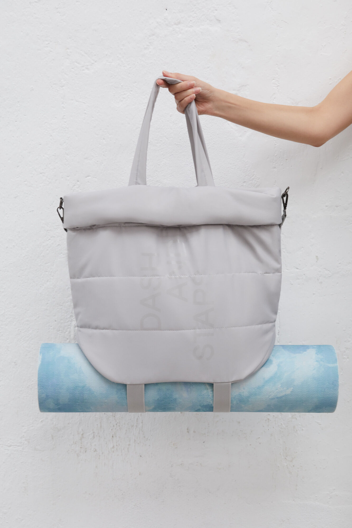 Bolsa tote cinza - cinza