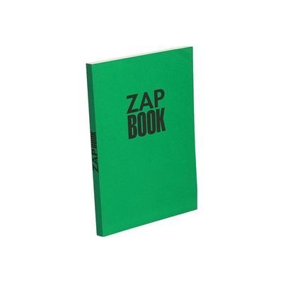 Clairefontaine Zap Book - Bloc dessin - 160 feuilles - A4 - 80 gr - blanc