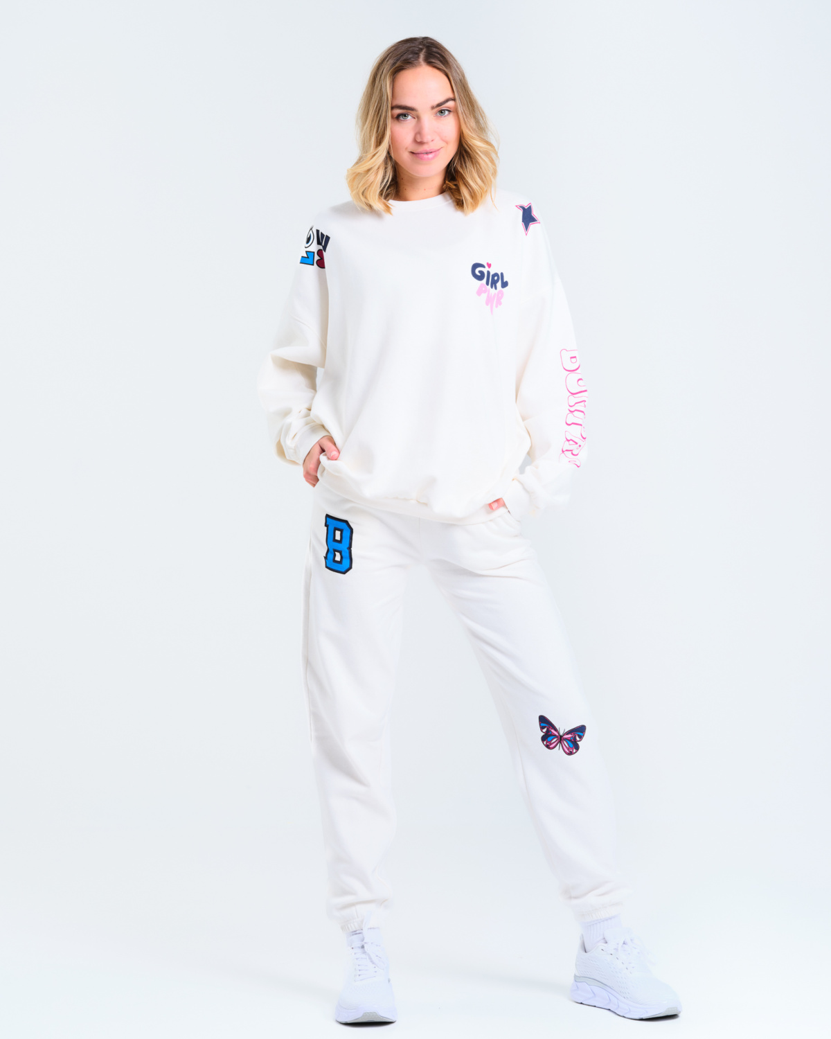 Bumpro BP Mega Sweater White\Multi