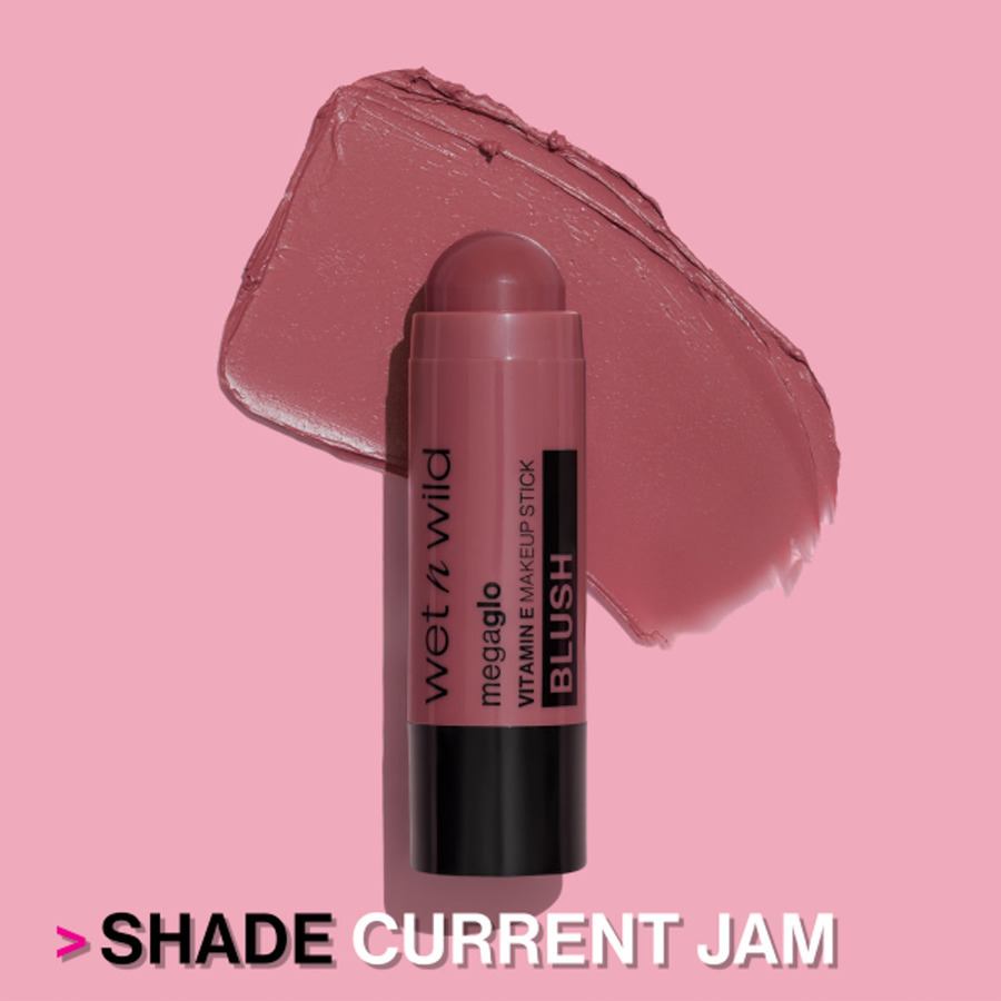Wet n Wild Mega Glo Vitamin & Make-up Stick Blush Currant Jam 6g