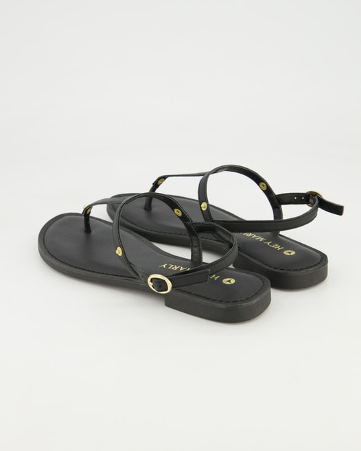 Hey Marly Classic-TS Sandalen in Schwarz