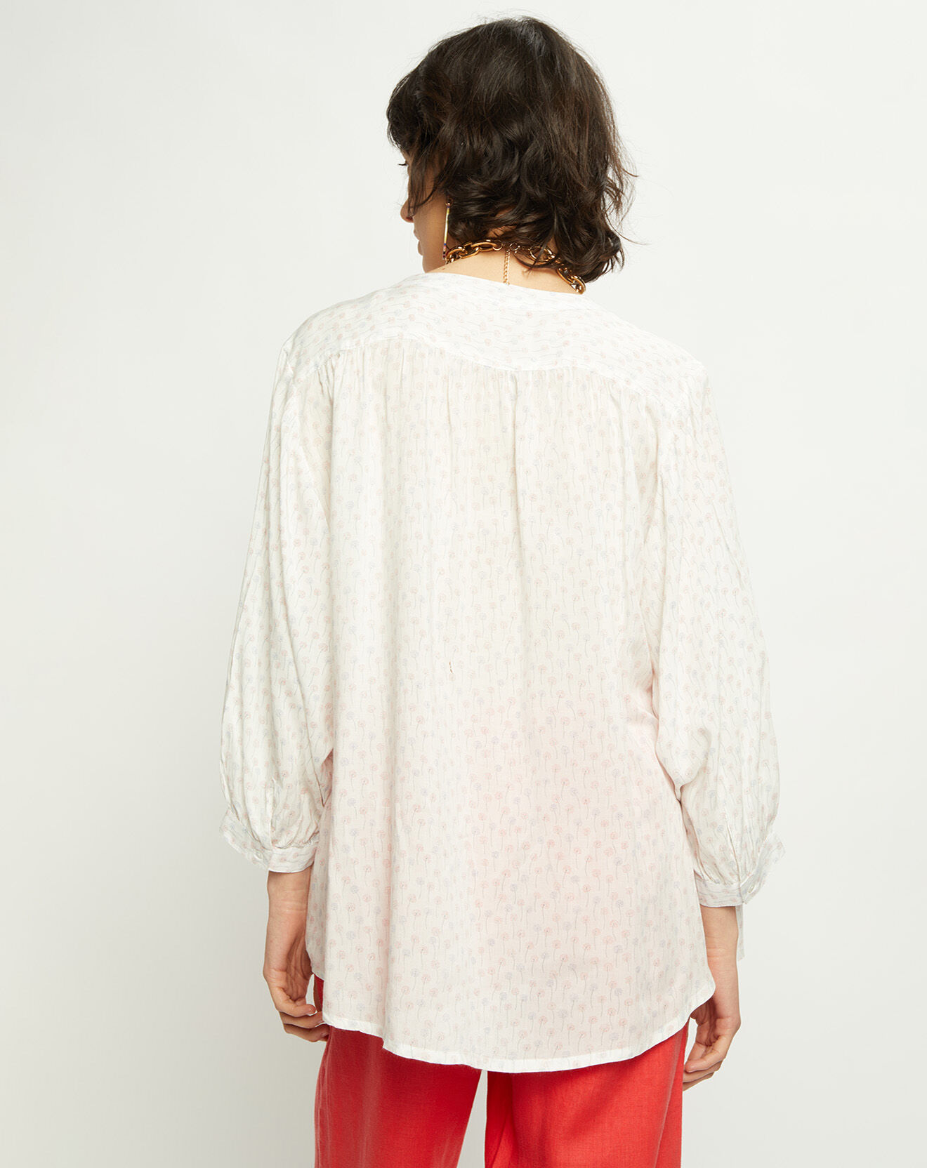Harris Wilson Blouse Derry imprimée écrue