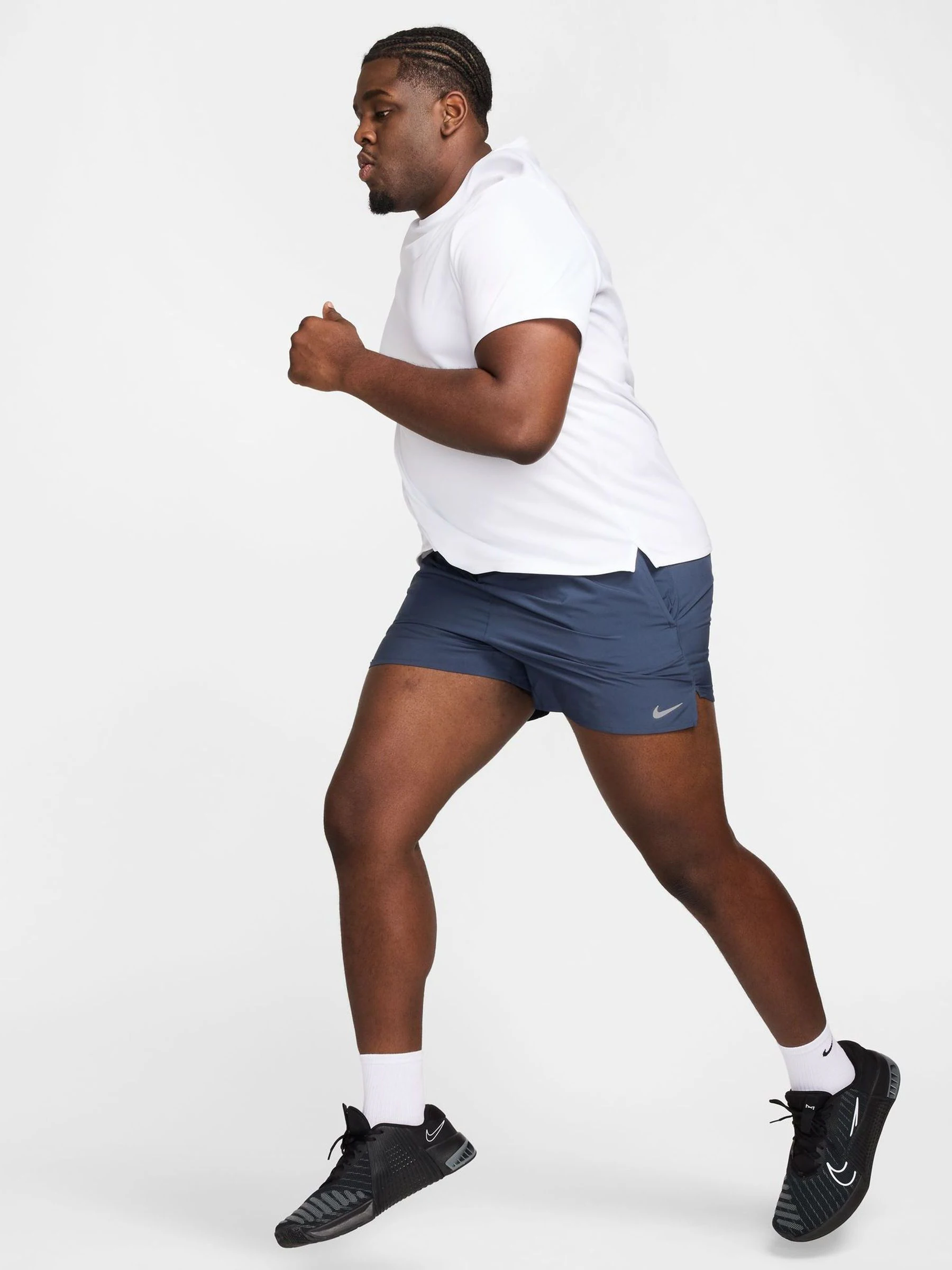 Thunder - Blauw - 5 inch - Nike Dri-FIT Stride hardloopshort