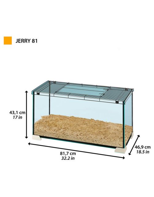 Ferplast Knaagdierenkooi Jerry 81 - Dierenverblijf - 81.7x46.9x43.1 cm