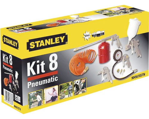 Stanley 8-delige pneumatische gereedschapsset