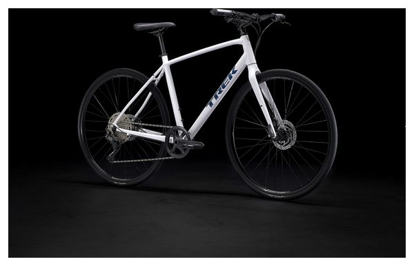 Vélo Fitness Trek FX 3 Disc Shimano Deore 10V 700 mm Blanc