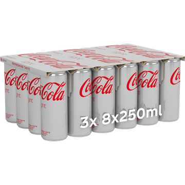 Coca-Cola Light 3x 8x250 ml
