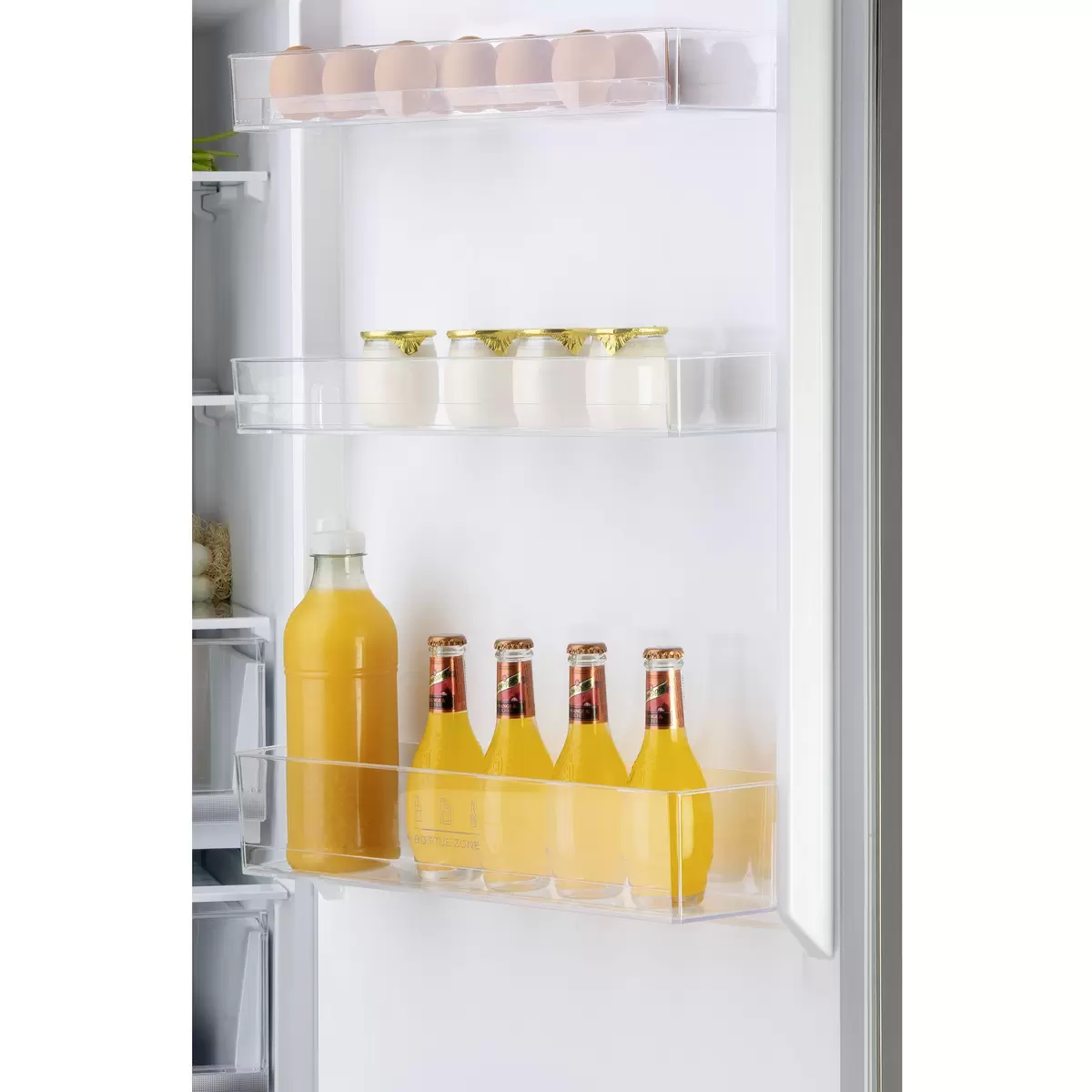 Kühl-Gefrierkombi freistehend Domo DO91334C Silber