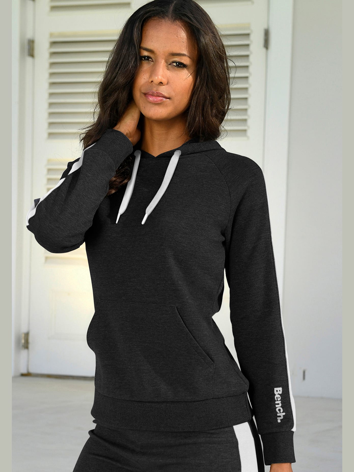Sweatshirt à capuche t-shirt sportif avec capuche