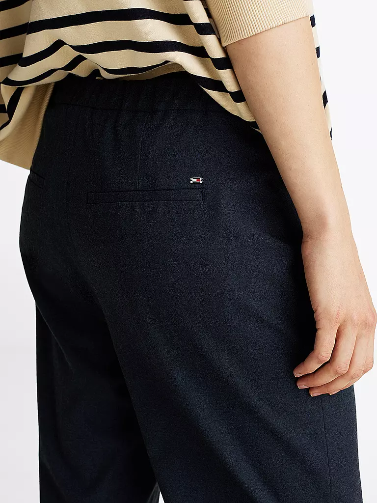 TOMMY HILFIGER Businesshose Slim Fit  dunkelblau