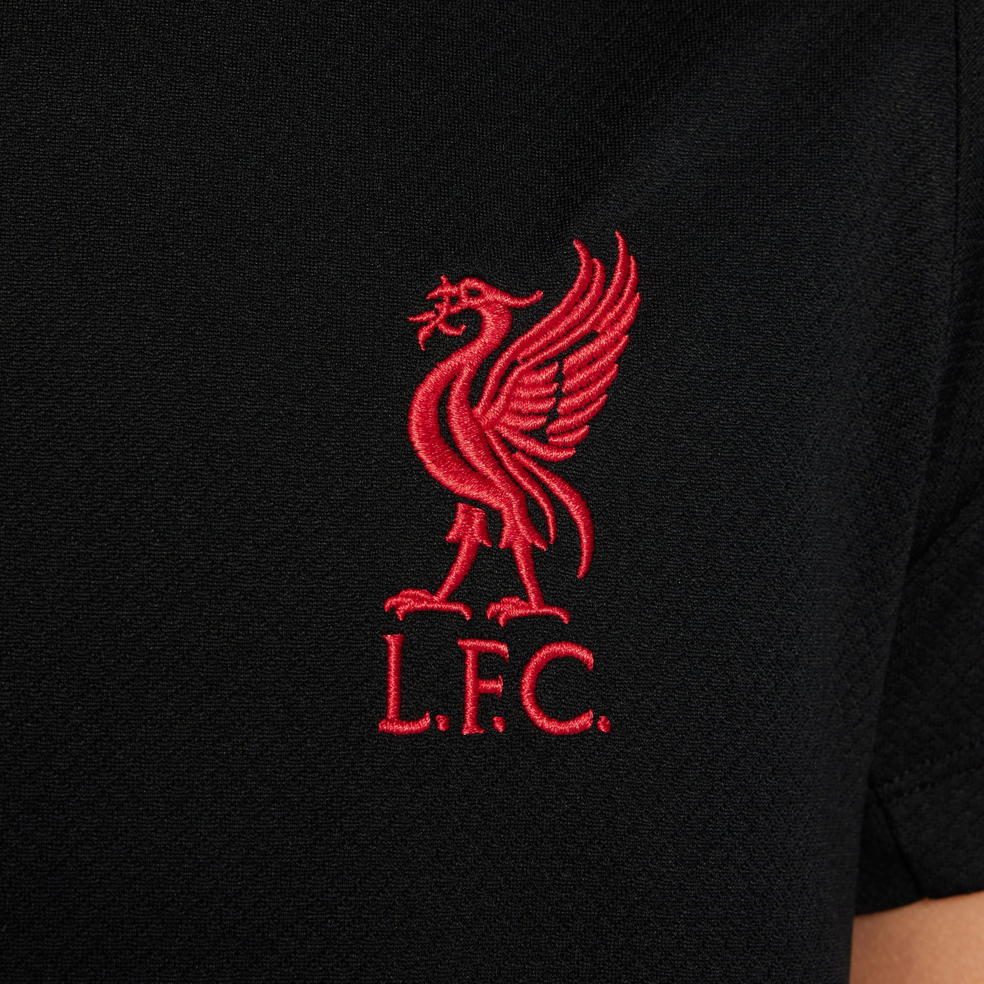Nike Liverpool Strike Trainingsset 2024-2025 Kids Zwart Gebroken Wit Rood