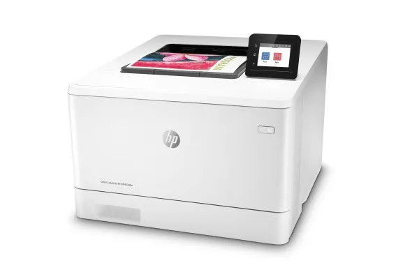HP Color LaserJet Pro M454dw - Printer - farve - Duplex - laser - A4/Legal - 38.400 x 600 dpi - op til 27 spm (mono) / op til 27 spm (farve) - kapacitet: 300 ark - USB 2.0, Gigabit LAN, Wi-Fi(n), USB vært