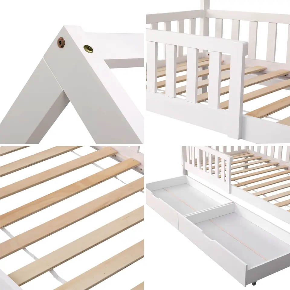 Happy Garden Bed MARCEAU - Wit - Hout