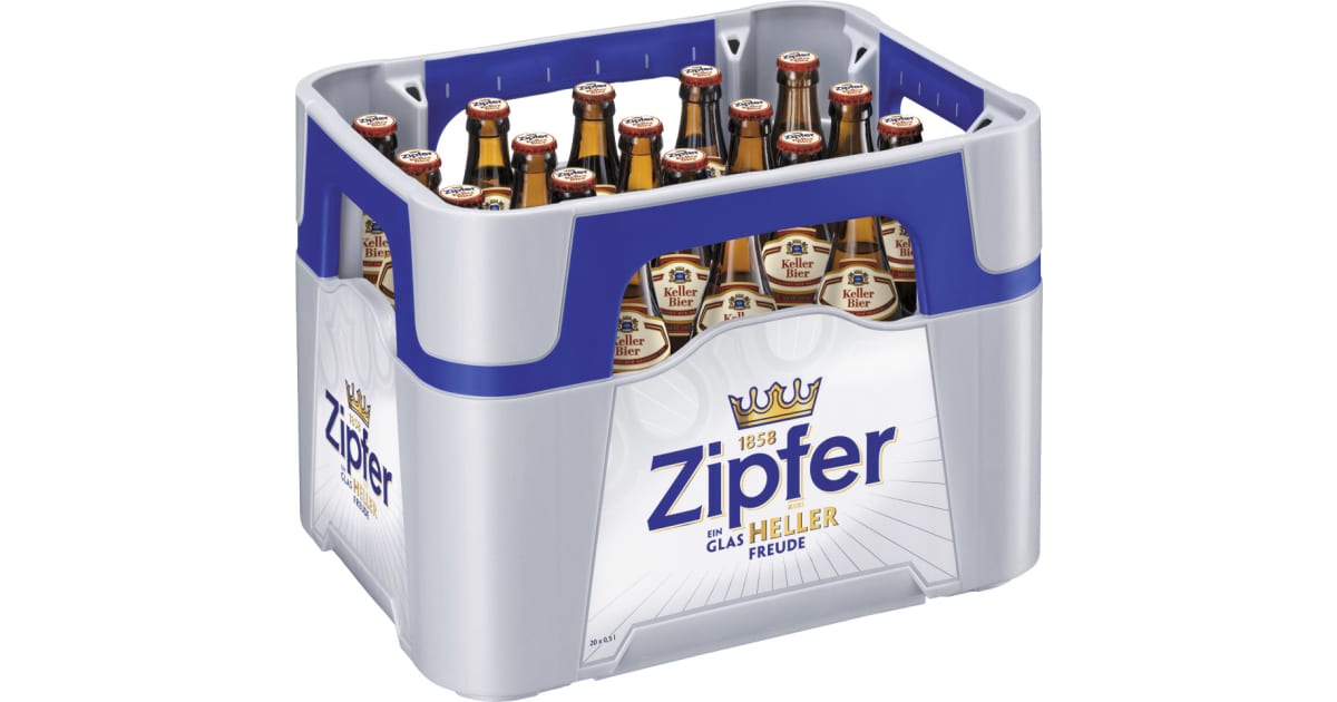 Zipfer Kellerbier Kiste 20x 0,5 Liter (Mehrweg)