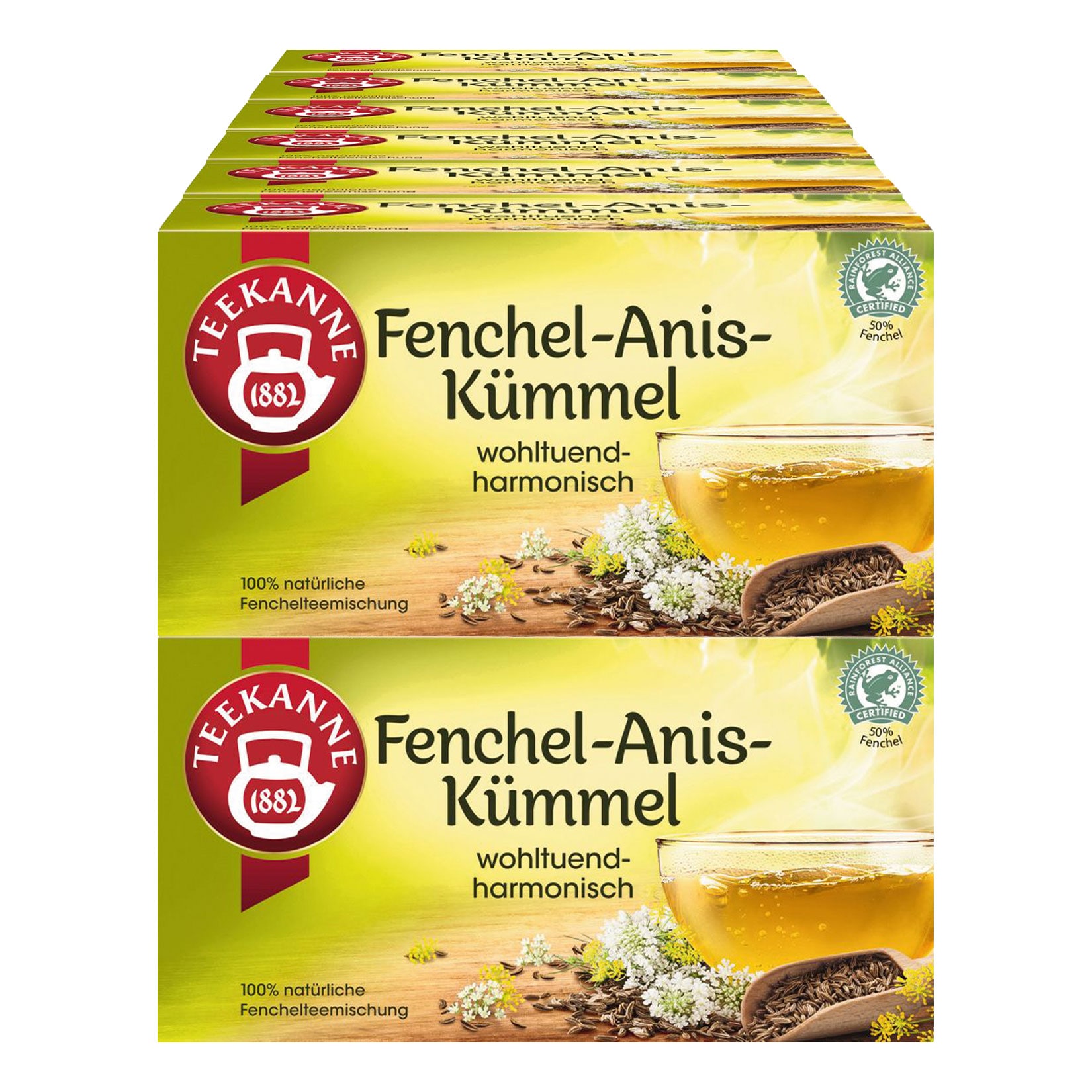 Teekanne Fenchel Anis-Kümmel 60g, 12er Pack