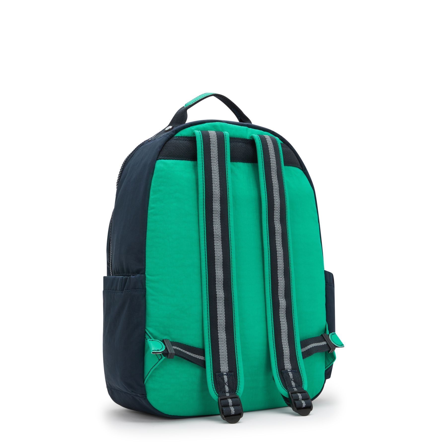 SEOUL Grand Sac à Dos avec Protection pour Ordinateur Portable - Blue Green Block