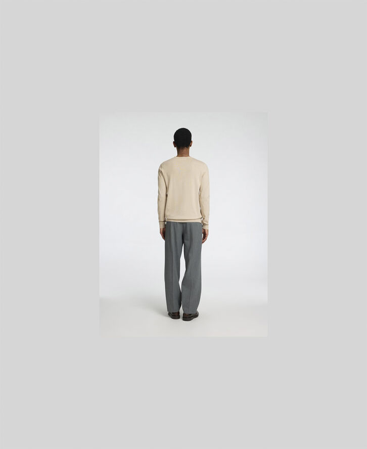 Selected Homme SLHBERG CREW NECK NOOS Oatmeal/melange