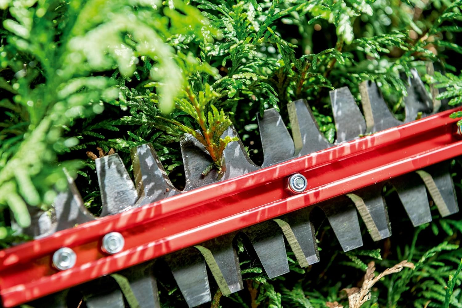 metabo Akku Heckenschere HS 18 LTX BL 75-18V, 75 cm Schnittlänge, 3400/min Schnittzahl - Bürstenlos, kraftvoll, leicht, ergonomisch, präziser Rückschnitt und lange Laufzeit - Für große Heckenflächen
