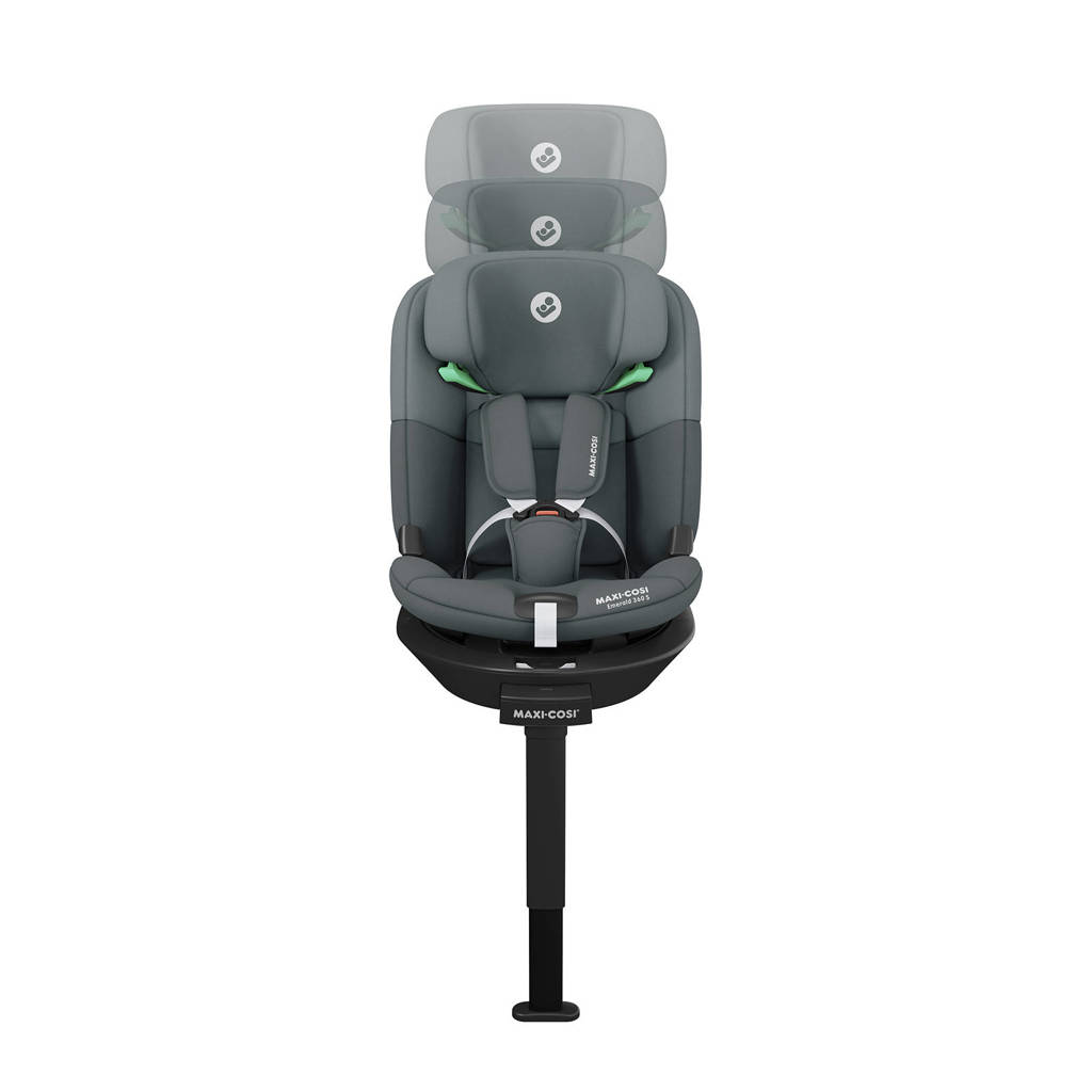 Groeit met het kind mee, is veilig en comfortabelEmerald 360 S Tonal Graphite